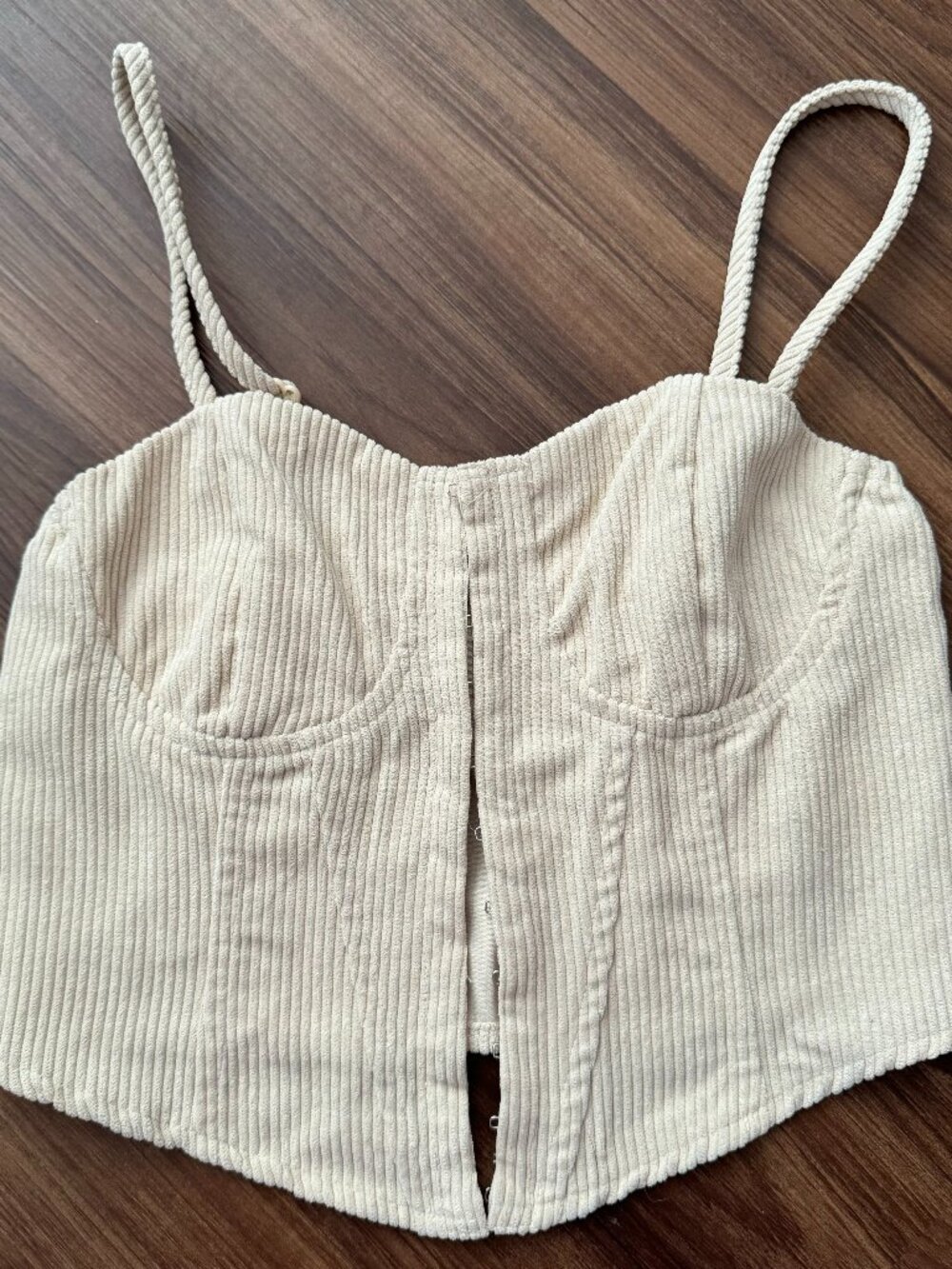 Tan Beige Crop Top